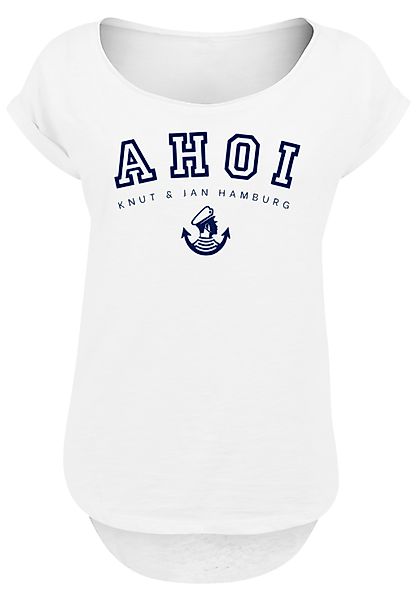 F4NT4STIC T-Shirt "PLUS SIZE Ahoi Knut & Jan Hamburg", Print günstig online kaufen