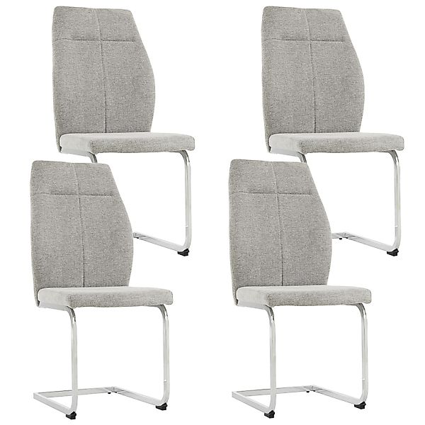 Esstisch Stühle, Set aus 4 küchenstühle mit ergonomischer Wellenlehne, atmu günstig online kaufen
