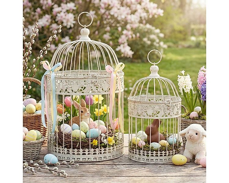 Ambiente Haus Vogelkäfig, 2er Set Outdoor geeignet, aus pulverbeschichtetem günstig online kaufen