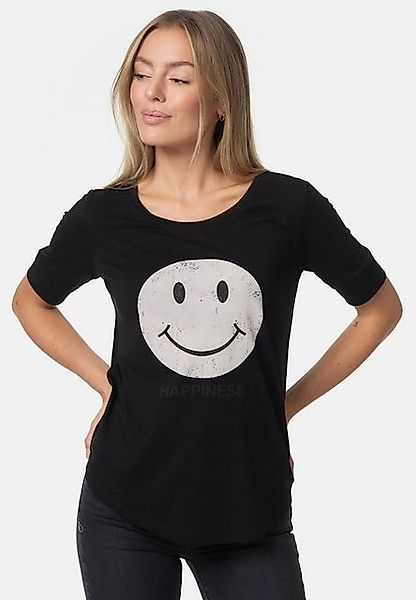 Decay T-Shirt mit großem Smiley-Print günstig online kaufen