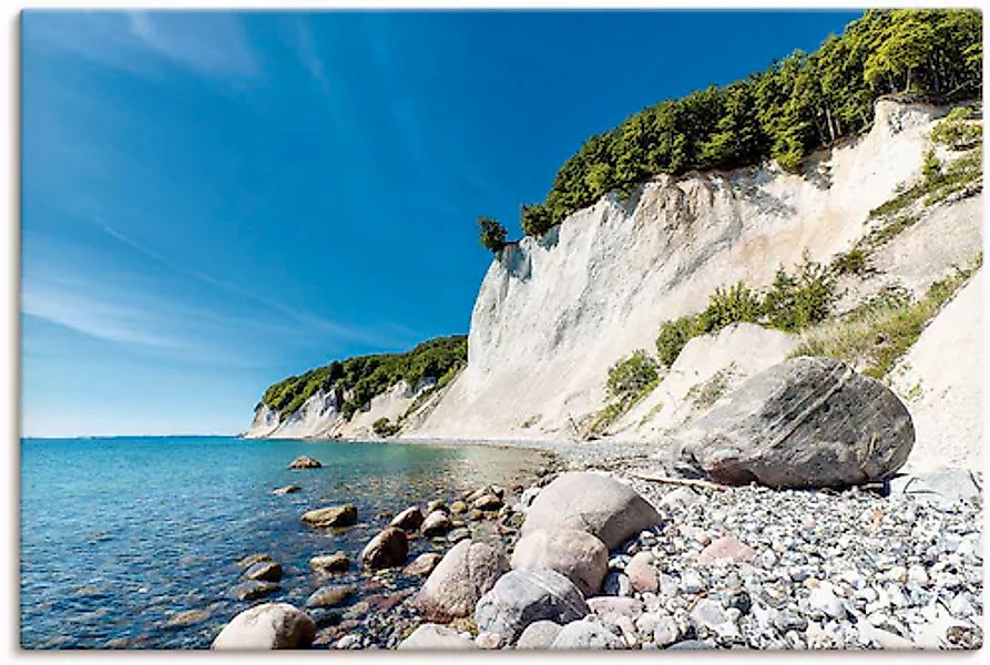 Artland Leinwandbild »Kreidefelsen auf der Insel Rügen 2« Küste 1 Stk. tlg. günstig online kaufen