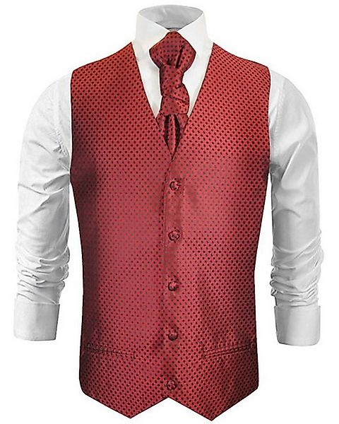 Paul Malone Anzugweste Hochzeitsweste mit Plastron günstig online kaufen