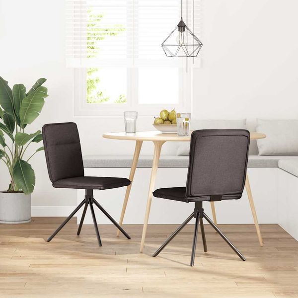 vidaXL Esszimmerstuhl Esszimmerstühle 2 Stk. Dunkelbraun günstig online kaufen