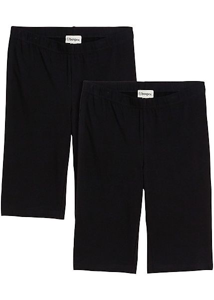 bonprix Radlerhose (Packung, 2-tlg., 2) Lange Radlerhose (2er Pack) mit Gum günstig online kaufen