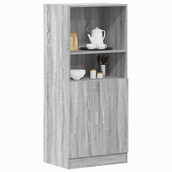 vidaXL Unterschrank Küchenschrank Grau Sonoma 57x41,5x131,5 cm Holzwerkstof günstig online kaufen