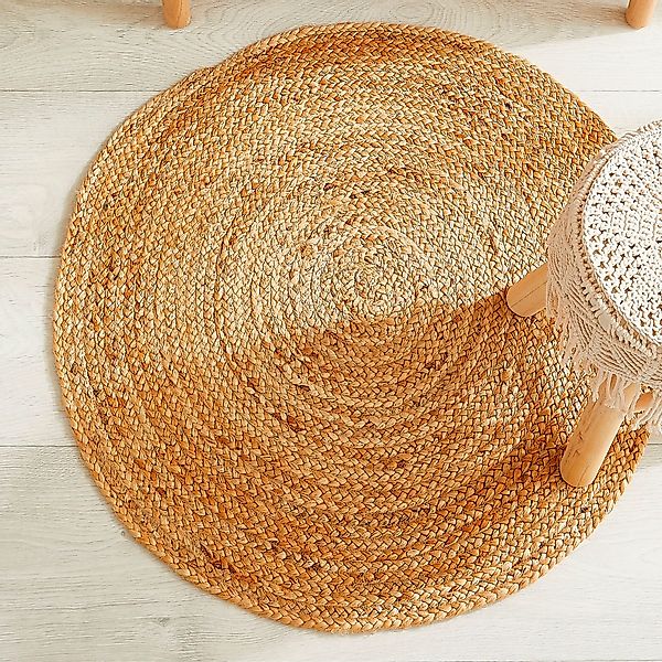 LUXOR living Teppich »Mamda 2, Juteteppich«, rund, 4 mm Höhe, Flachgewebe, günstig online kaufen