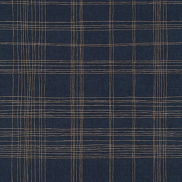 PROFHOME 379194-GU Grafik Tapete Geometrisch dezent schimmernd Blau Gold 0, günstig online kaufen