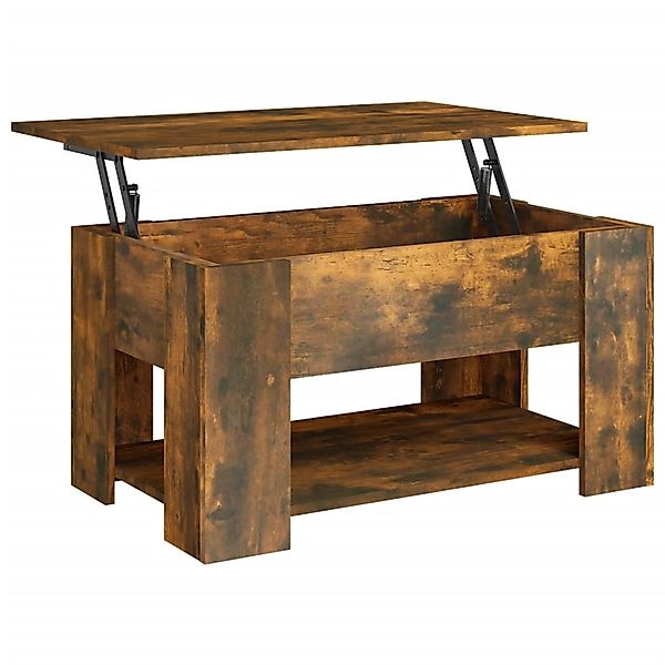 vidaXL Couchtisch Räuchereiche 79x49x41 cm Holzwerkstoff 819275 günstig online kaufen