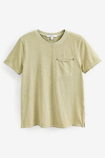 Next T-Shirt T-Shirt mit Rundhalsausschnitt und Tasche (1-tlg) günstig online kaufen
