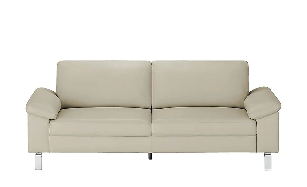 Max Schelling Ledersofa mit Winkelfüßen Maximum ¦ creme ¦ Maße (cm): B: 224 günstig online kaufen