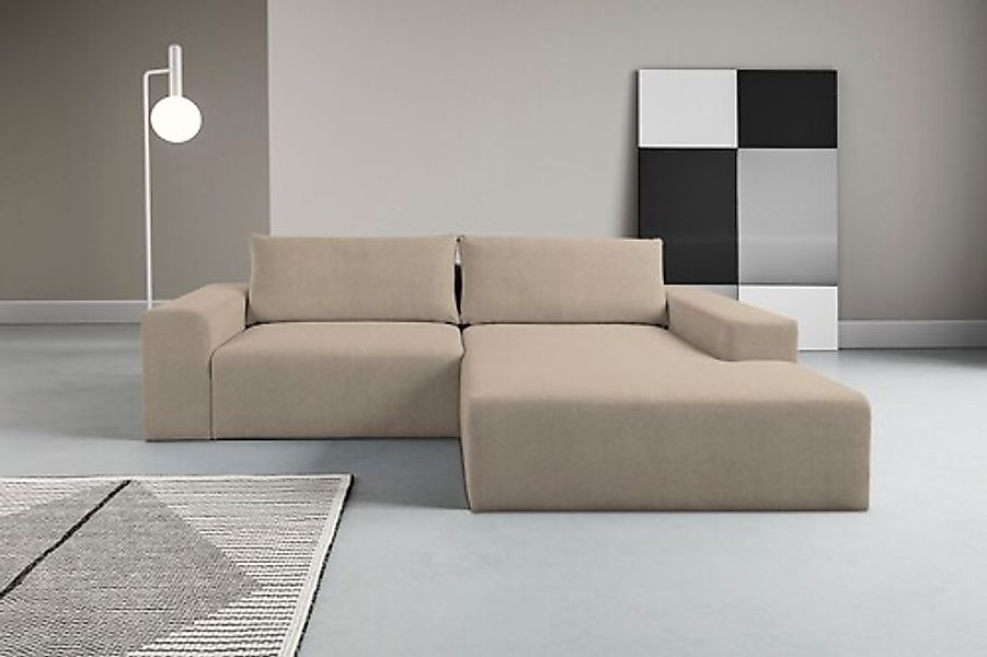 WERK2 Ecksofa »Rio, elegant & bequem, Breite 262 cm, L-Form« Puristisches D günstig online kaufen