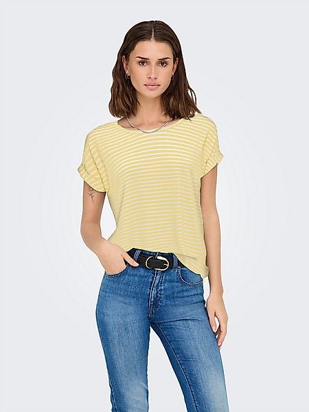ONLY Kurzarmshirt ONLMOSTER STRIPE S/S O-NECK TOP JRS NOOS gestreift, lässi günstig online kaufen