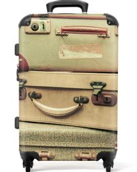 NoBoringSuitcases.com© Hartschalen-Trolley mit leuchtende Räder - günstig online kaufen