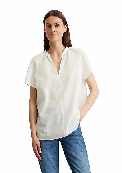 Marc OPolo Kurzarmbluse "aus leichtem Baumwolle-Voile" günstig online kaufen