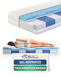 Taschenfederkernmatratze 1000 Federn, 7-Zonen Federkernmatratze, Memory günstig online kaufen
