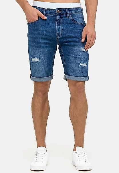 Indicode Jeansshorts Herren Caden Jeans Shorts Herrenshorts mit 5 Taschen, günstig online kaufen