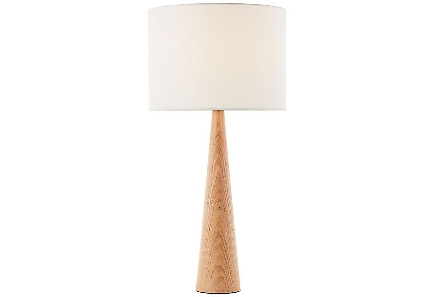 Lightbox Tischleuchte, ohne Leuchtmittel, Tischleuchte mit weißem Textilsch günstig online kaufen