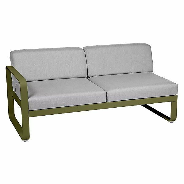 Bellevie Lounge 2-Sitzer Modul D3 Pesto 79 Flanellgrau Links günstig online kaufen