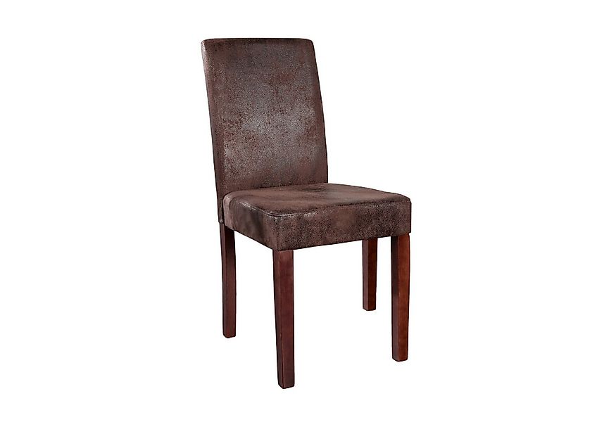 riess-ambiente Stuhl GENUA cigar braun, Esszimmer · Microfaser · Massivholz günstig online kaufen