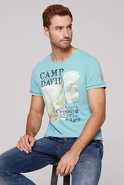 CAMP DAVID Rundhalsshirt, mit Baumwolle günstig online kaufen