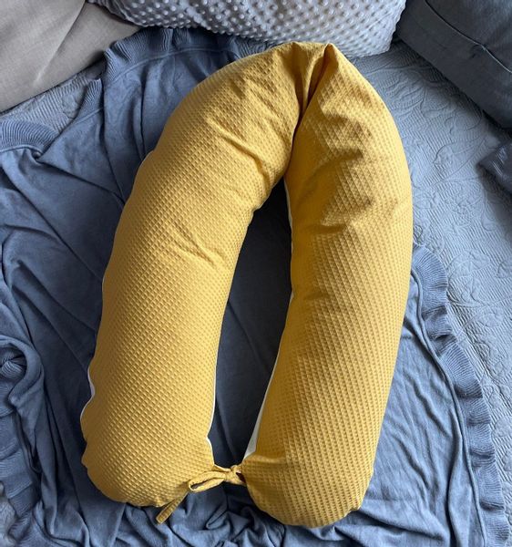 Loolay Stillkissen WAFFELPIQUE/ GLATT Schwangerschaftskissen Seitenschläfer günstig online kaufen