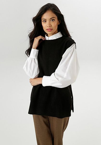 Aniston SELECTED Pullunder im lässig angesagten Style günstig online kaufen