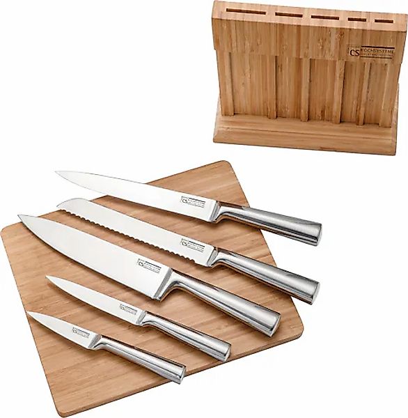 Carl Schmidt Sohn Messerblock »Soest« 7 Stk. inkl. Schneidebrett günstig online kaufen