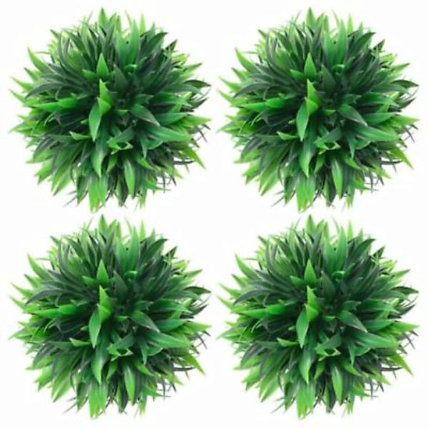vidaXL Künstliche Buchsbaumkugeln 4 Stk. 15 cm grün günstig online kaufen