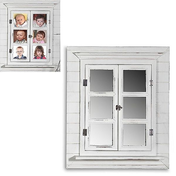 Mucola Wandspiegel Wandspiegel Spiegel Bilderrahmen Fensterladen günstig online kaufen