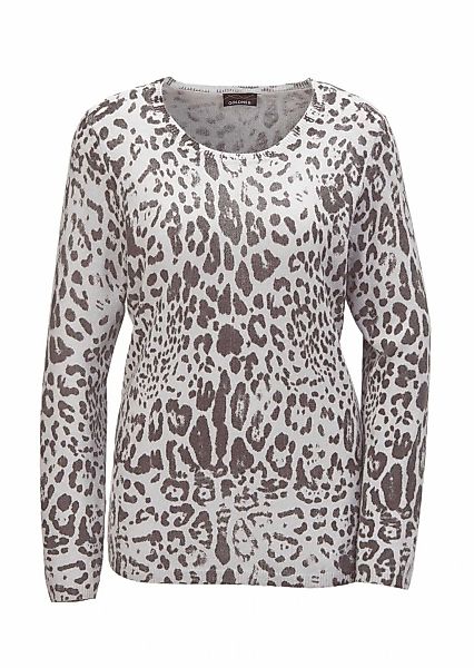 GOLDNER 2-in-1-Pullover "Kurzgröße Kaschmir-Druckpullover" Ohne günstig online kaufen