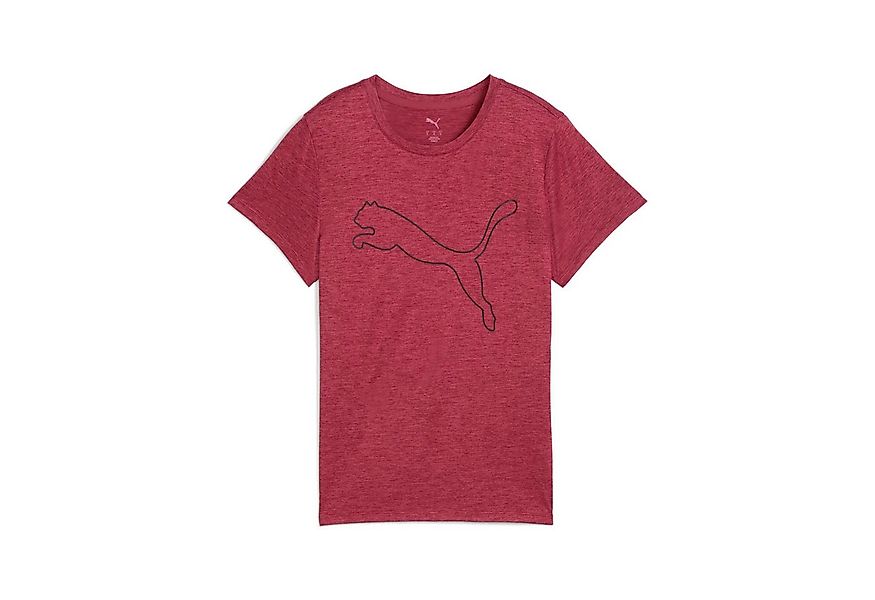 PUMA T-Shirt Puma Damen T-Shirt TAD ESSENTIAL Heather Logo Tee 525893 günstig online kaufen
