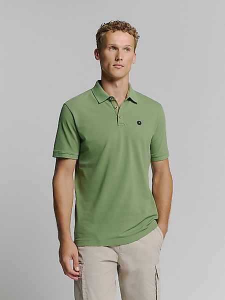 NO EXCESS Poloshirt "No Excess Poloshirt Polo Pique Garment Dyed" günstig online kaufen
