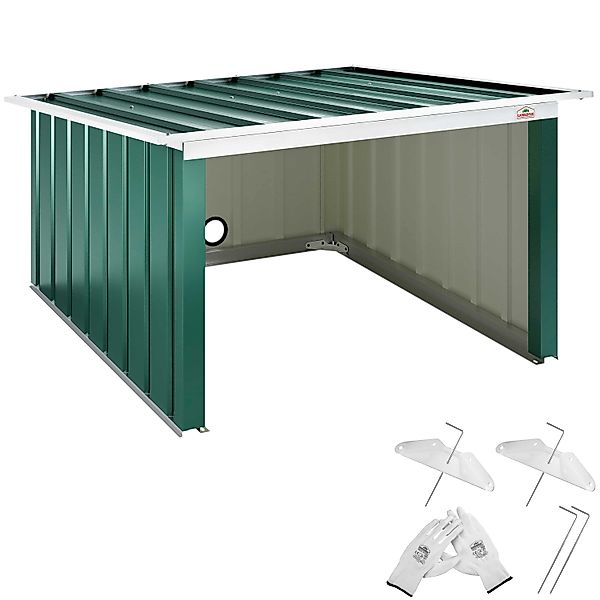 Gardebruk Mähroboter-Garage, Pultdach Metall 89x90x54cm Wetterbeständig günstig online kaufen