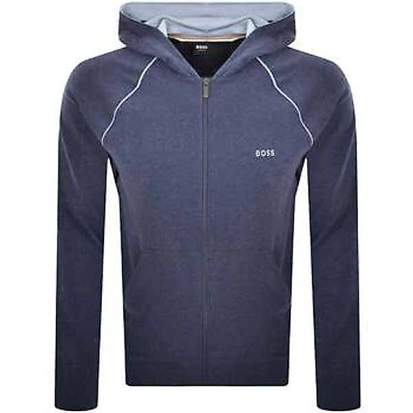 BOSS  Trainingsjacken Mix   Match Hooded Track Top Jacket Open Blue günstig online kaufen