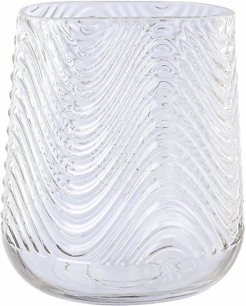 Creativ deco Tischvase "Vase aus Glas, mit Relief-Struktur-Oberfläche", (1 günstig online kaufen