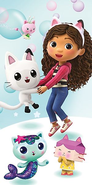 Gabby's Dollhouse Badetuch weiches Badetuch Größe: günstig online kaufen