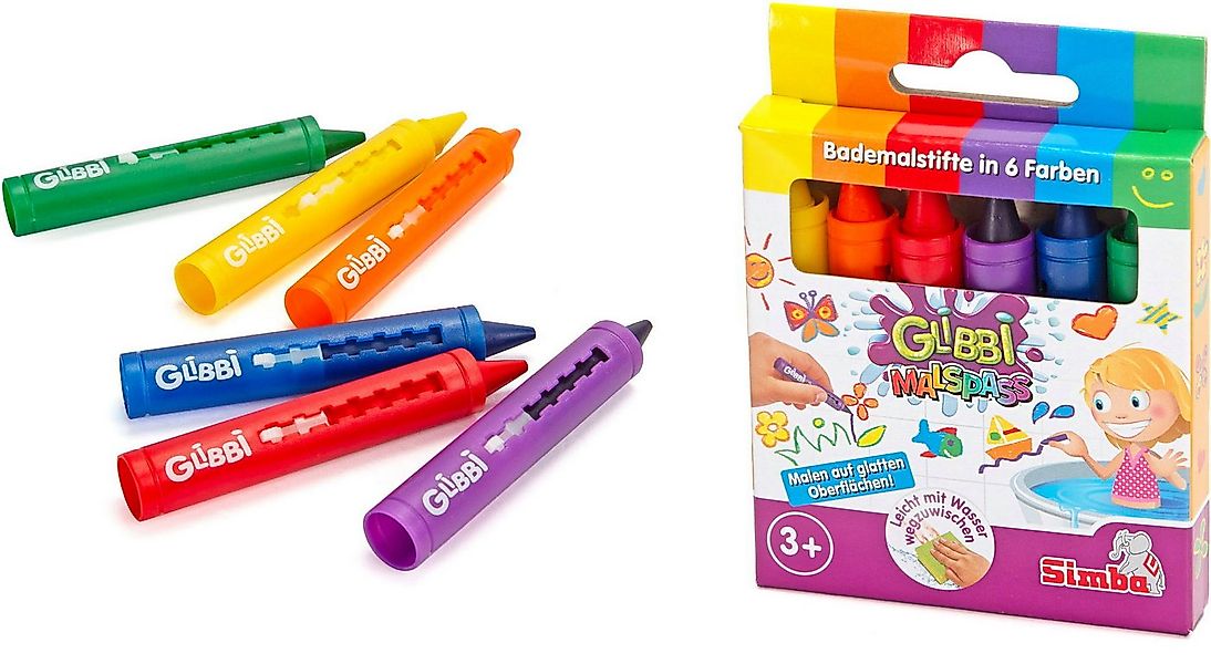 SIMBA Badespielzeug Simba Badewanne Wasser Glibbi Malspaß 6 Stifte 10595367 günstig online kaufen