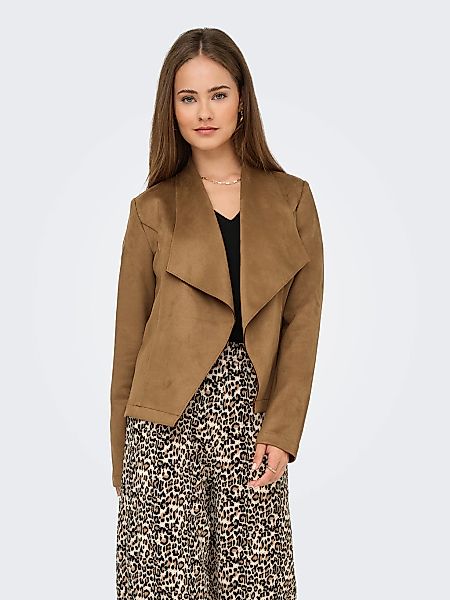 ONLY Kurzjacke "ONLJOLINE FAUX SUEDE DRAPY JACKET OTW", in Wildleder Optik günstig online kaufen