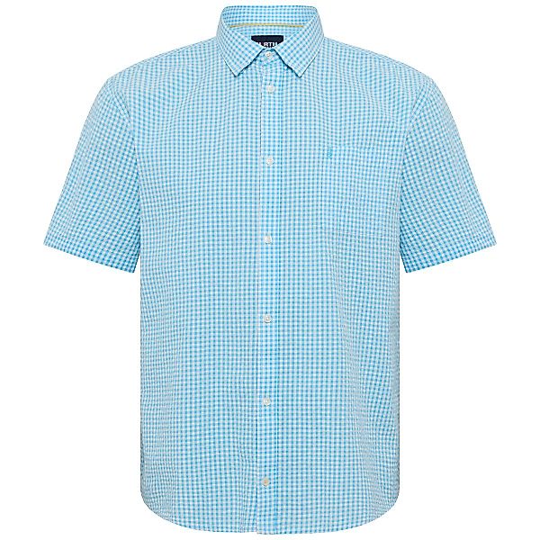 North Freizeithemd in Seersucker-Qualität Farbe türkis Größe: 6XL günstig online kaufen