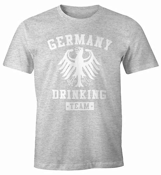 MoonWorks Print-Shirt Deutschland Herren T-Shirt Germany Drinking Team Bier günstig online kaufen
