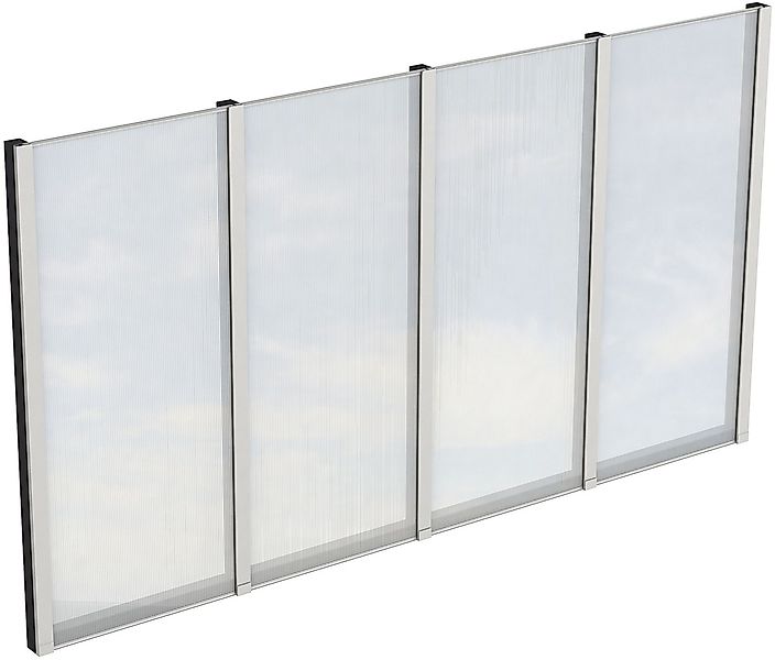 Skanholz Carport-Seitenwand, m. Polycarbonat, freistehend günstig online kaufen