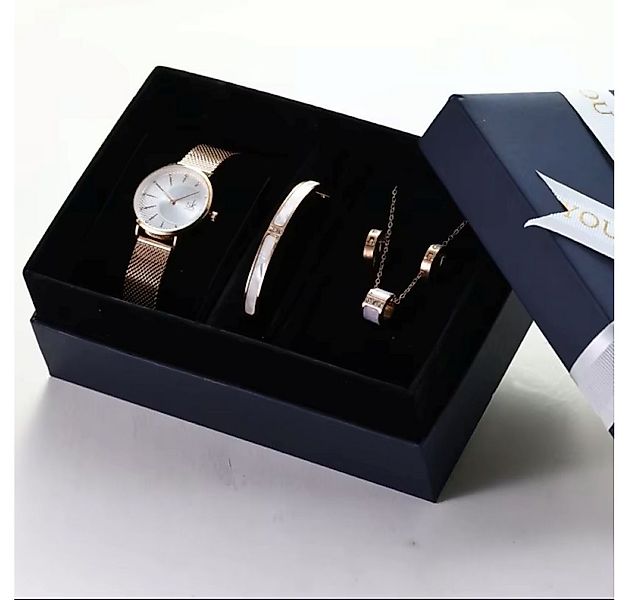 Tidy Schmuckset SHENGKE Schmuckset 5tlg, Uhr,Halskette,Ohrringe, Armreif & günstig online kaufen