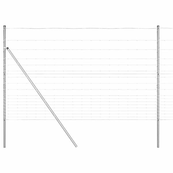 vidaXL Zaunpfosten Galvanisiert 50 x 1,5 m Stahl 3351382 günstig online kaufen