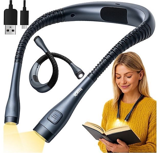 IZOXIS LED Leselampe Halsleselampe Nacht-LED-Taschenlampe, leuchtet, LED fe günstig online kaufen