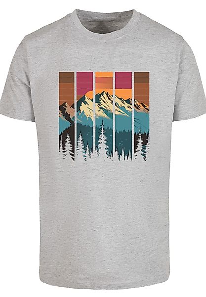 F4NT4STIC T-Shirt "Berg Sonnenuntergang Retro" Premium Qualität günstig online kaufen