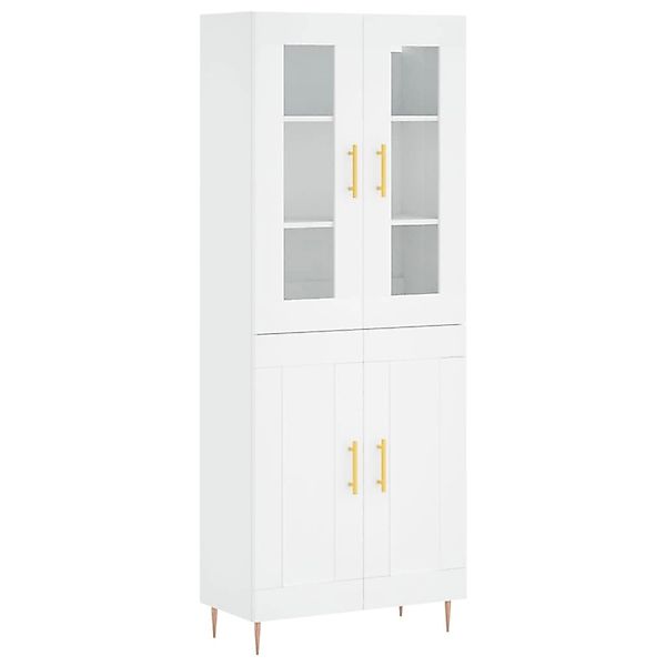 vidaXL Highboard Weiß 69,5x34x180 cm Holzwerkstoff 3198329 günstig online kaufen