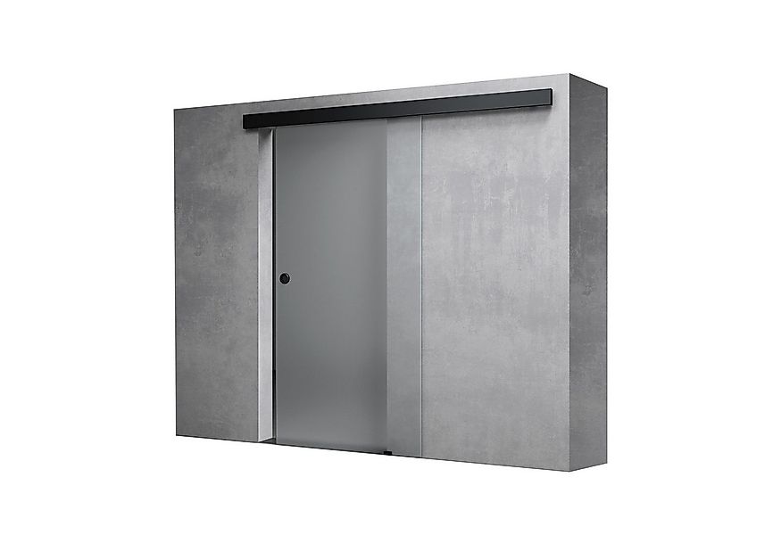 Mai & Mai Glasschiebetür Schwarz Muschelgriff 15mm Wandabstand 8mm ESG-Sich günstig online kaufen