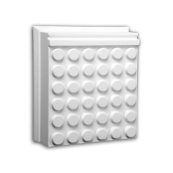 PROFHOME 435101 Mutulus Außenstuck Zierelement Fassaden Element 13,2 cm x 4 günstig online kaufen