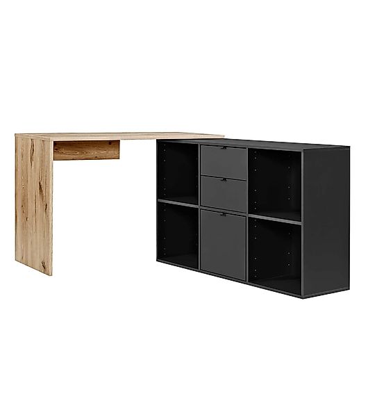 mokebo Eckschreibtisch Der Produktive (mit 2 günstig online kaufen