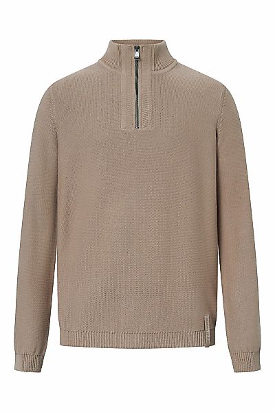 Joop Jeans Stehkragenpullover "Paulin", Metallreißverschluss, elastischem B günstig online kaufen